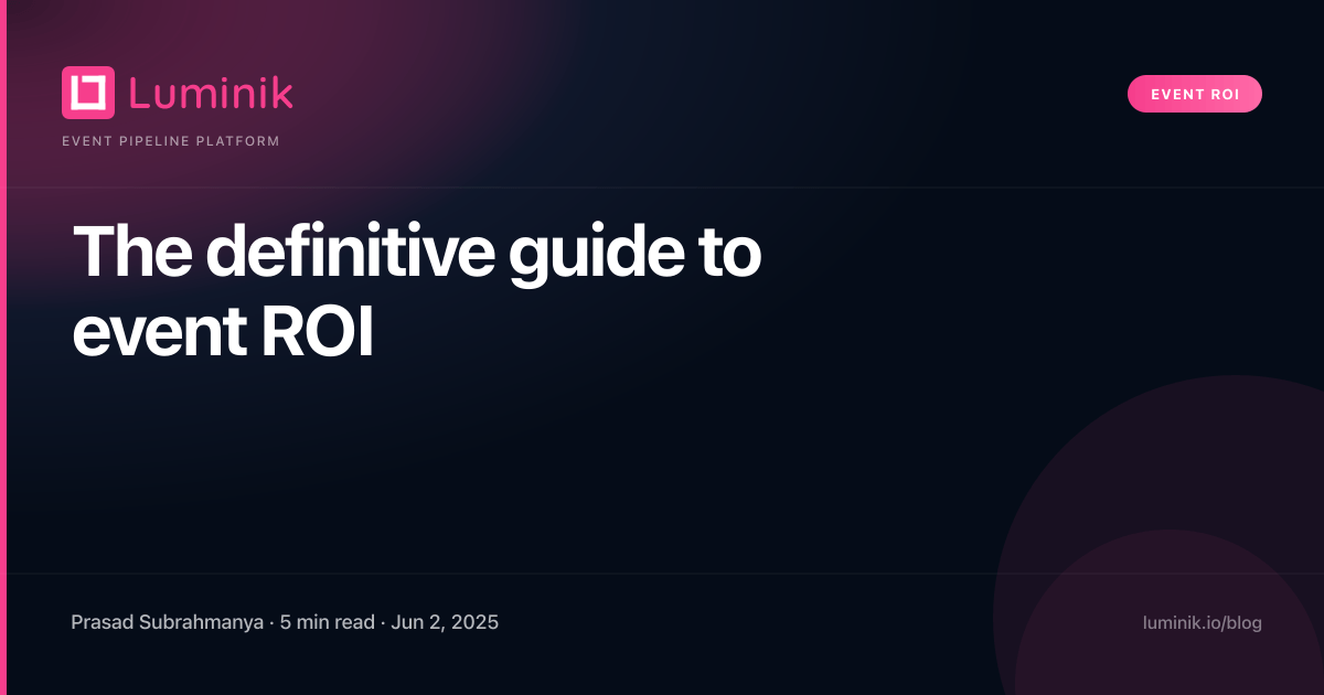 The definitive guide to event ROI cover image