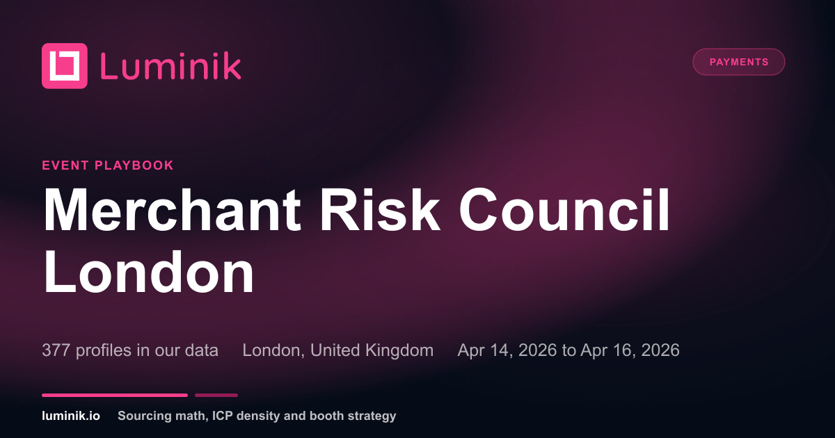 Luminik Merchant Risk Council London: ICP playbook | Luminik